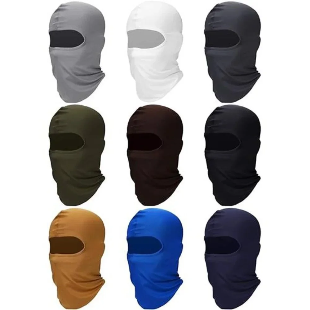 9 Pcs Ski Mask for Men Full Face Cover UV Sun Protection Cooling